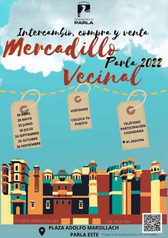 Ubicación y Fechas: &quot;Mercadillo Vecinal Plaza de la Guardia Civil o Plaza de Adolfo Marsillach&quot;  